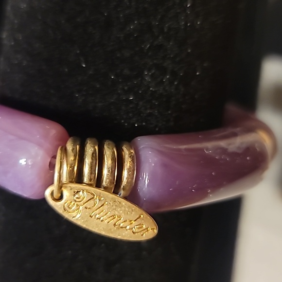 Nwt designer Plunder fun purple eleanor bracelet - Picture 2 of 4